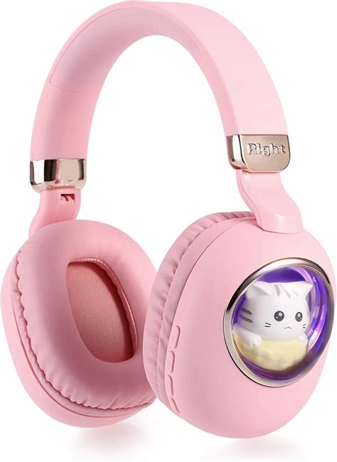 Auriculares Bluetooth Para Niños Led Cascos Bluetooth Inalámbricos