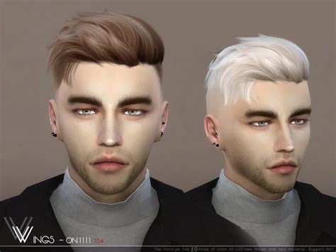 Wings On1111 Hairstyle By Wingssims At Tsr Sims 4 Updates