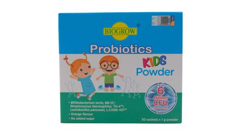 Biogrow Probiotics Kids Powder Asia Pharmacy Sdn Bhd