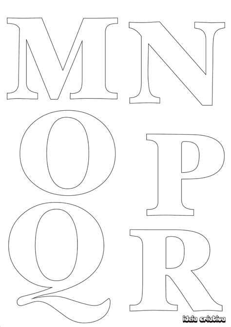 Molde De Letras Para Imprimir Alfabeto Completo Fonte Vazada Stencil