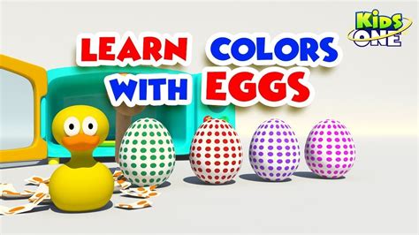Learn Colors With Surprise Eggs Kidsone Youtube