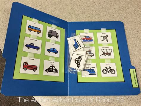 Matching File Folder Tasks Autism Adventures Autism Helper Work