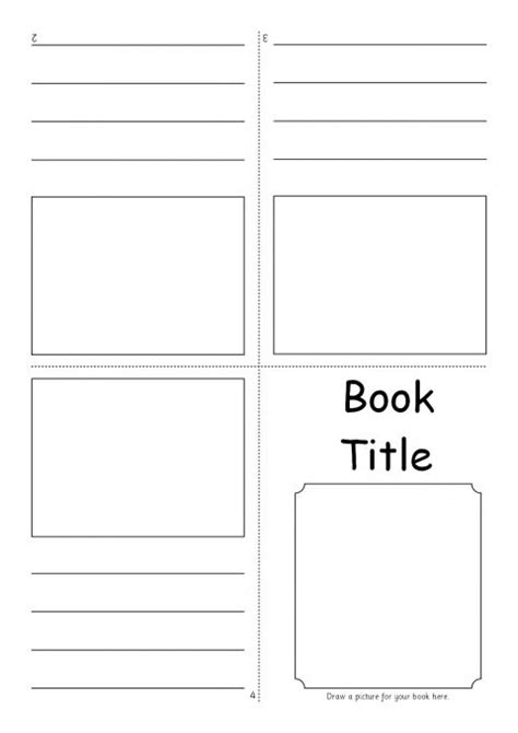 Editable Fold Over Mini Book Templates Sb7366 Sparklebox
