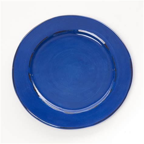 Assiette Plate Pm Bleu Argile Et Couleurs Galerie Argilla
