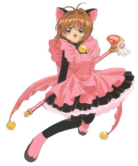 Sakura Kinomoto Cardcaptor Sakura Pink Cat Costume Cardcaptor