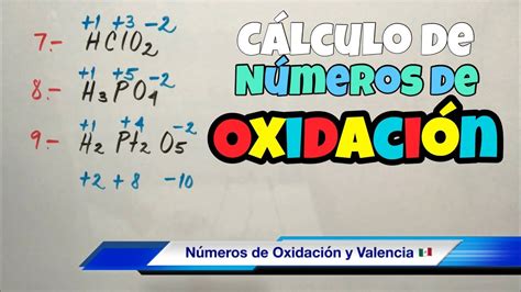 Números De OxidaciÓn Y Valencia Muy Fácil Youtube