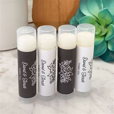 Personalized Wedding Lip Balm Favors Wedding Favors For Guests Etsy