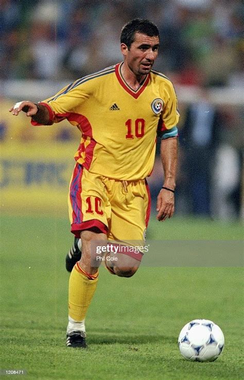 Find the perfect gheorghe hagi stock photo. Gheorghe Hagi of Romania in action during the Euro 2000 ...