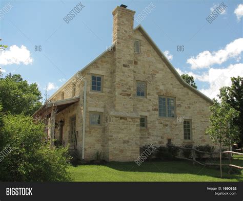 Late 1800s Kansas Limestone Home Image And Photo Bigstock