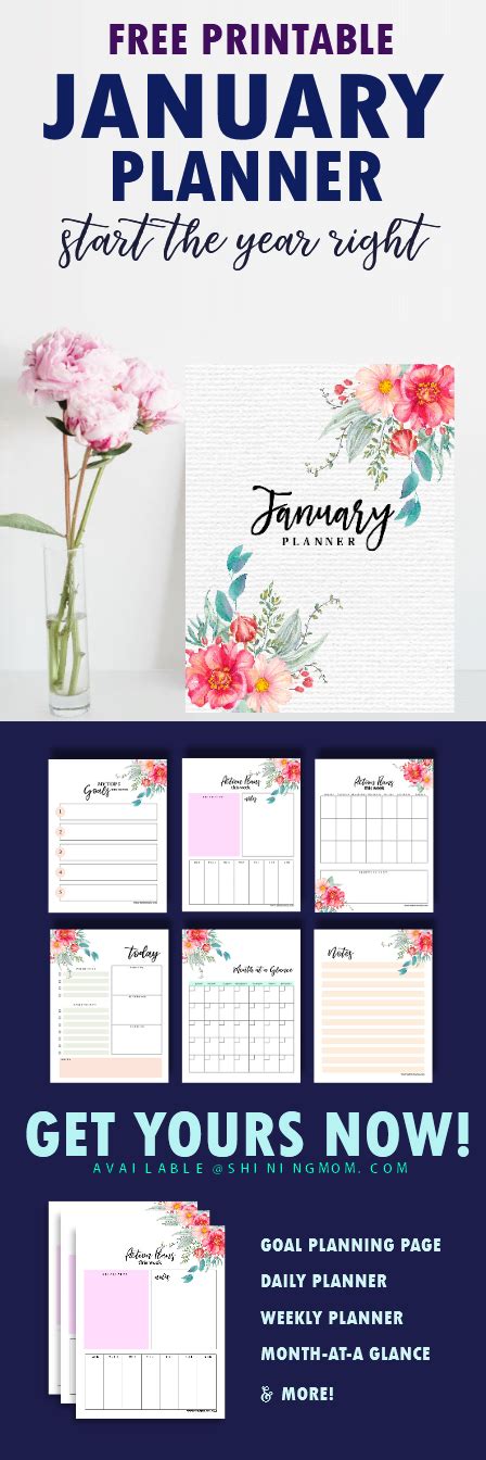 Free January Planner To Start An Amazing Year