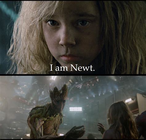 Newt And Groot I Am Groot Know Your Meme