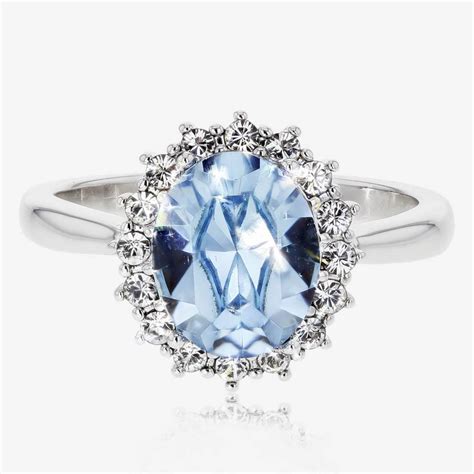 Known around the world for their top quality swarovski crystals, the luxury accessory brand sets the bar higher with every collection they put out from watches to rings to. Swarovski® Crystals Blue Oval Cluster Ring | Warren James