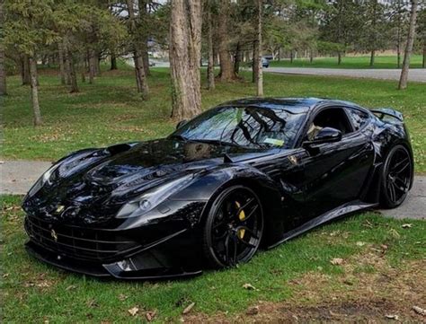 Black Ferrari F12 Berlinetta Autos Ferrari F12 Blacked Out Cars