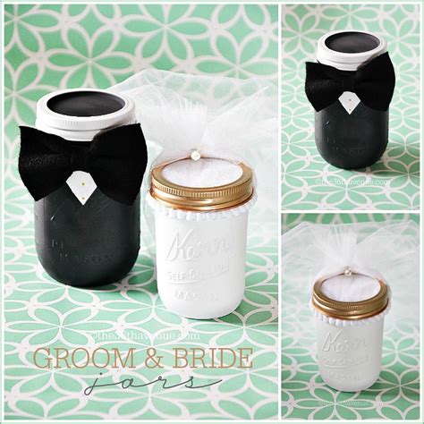 Mason Jar Crafts Groom And Bride The 36th Avenue