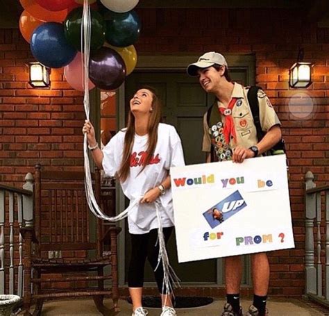 Disney Pixars Up Promposal Prom In 2019 Pinterest Promposal