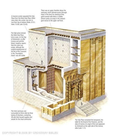 Cross Section Of Herods Temple Temple Temple In Jerusalem Bible