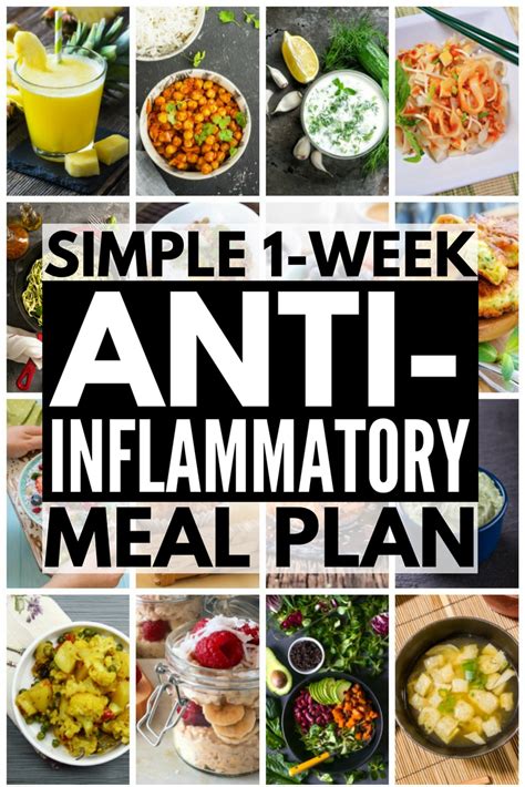 Anti Inflammatory Meal Plan 7 Day Anti Inflammatory Diet For Beginners