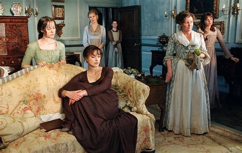Keira Knightly Brenda Blethyn And The Rest Of The Bennet Girls From Pride And Prejudice