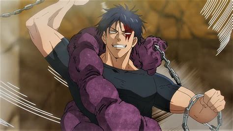 Hd Wallpaper Jujutsu Kaisen Fushiguro Toji Muscles Scars Gun