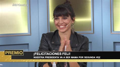 El gran premio de la cocina Felicitas Pizarro anunció que está embarazada