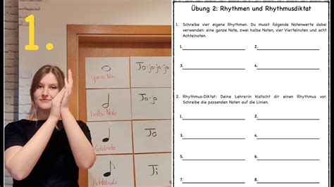 Übung Rhythmusdiktat mit Erklärung YouTube