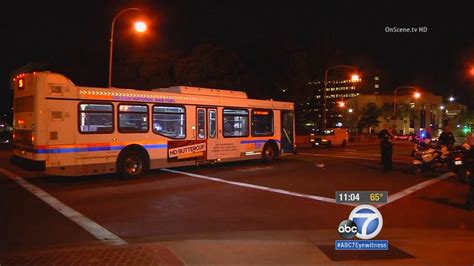 Elderly Couple Hit By Bus In Santa Ana