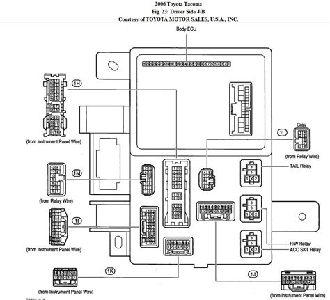 Wiring Diagram For 2007 Toyota Tacoma