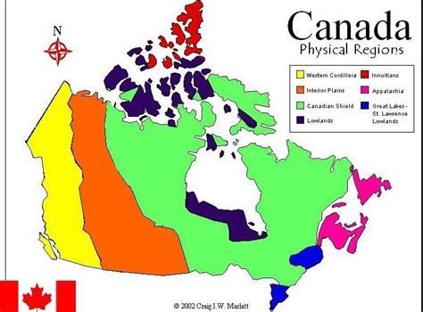 Map Of Canada Canadian Shield Maps Of The World