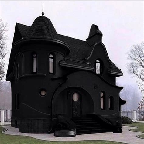 Dark Aesthetic Gothic Architecture ~~ Gothic House Black Houses