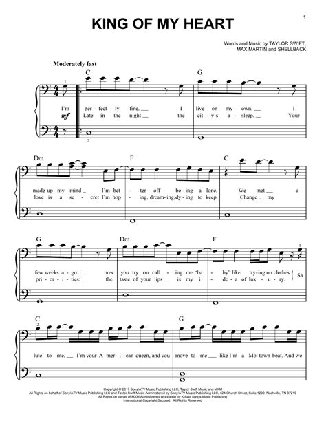 The same video also had a writing on the wall this is enough which is a part of these lyrics. Taylor Swift: King Of My Heart | King of my heart, Song ...