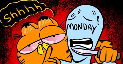 50 Garfield I Hate Mondays Quotes Images Pics