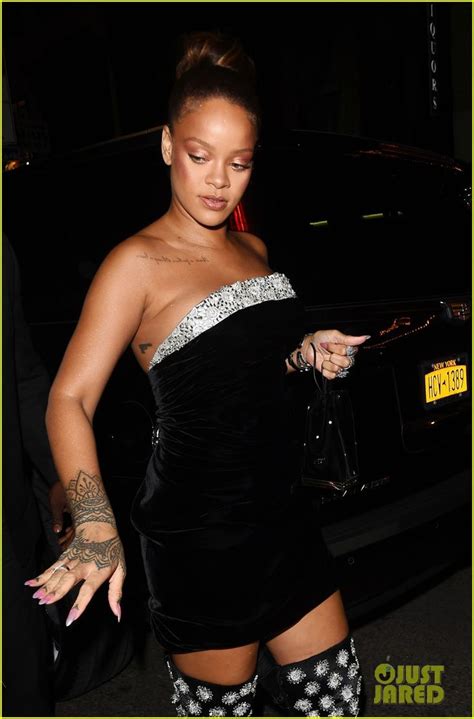 Rihanna Celebrates After The Fenty Beauty Launch In Nyc Rihanna