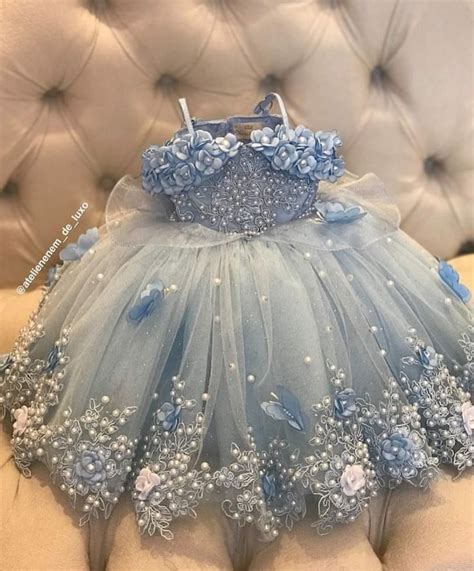 Designer Baby Ball Gown 1st Birthday Girl Dress Baby Gowns Girl