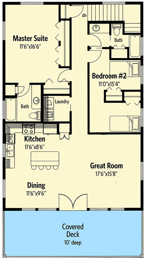 With our tiny house plans it has never been easier to have your own cozy small house! Plan 35361GH: Popular Compact Design in 2019 | House plans ...