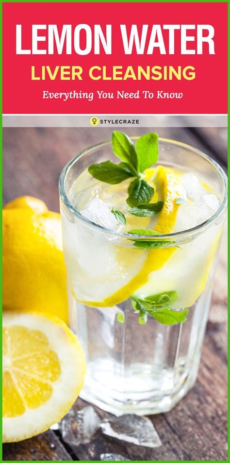 Lemon Water Liver Cleansing Everything You Need To Know Natural