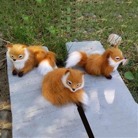 But us parents see stuffed animals and think about how much clutter they'll add from diy stuffed animal storage hammock to stuffed animal swings to a net for stuffed animals and more, check out these 17 brilliant ideas for. 1pc Cute Realistic Small Fox Stuffed Animal Soft Plush ...