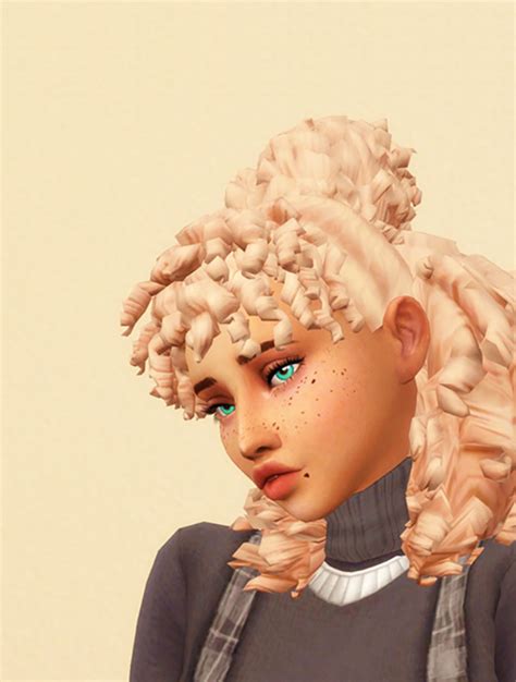 Sims 4 Curly Hair Recolors Cc