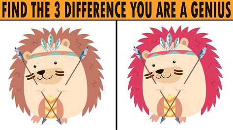 Can You Find The Difference You Are A Geniusfind The Differencespot