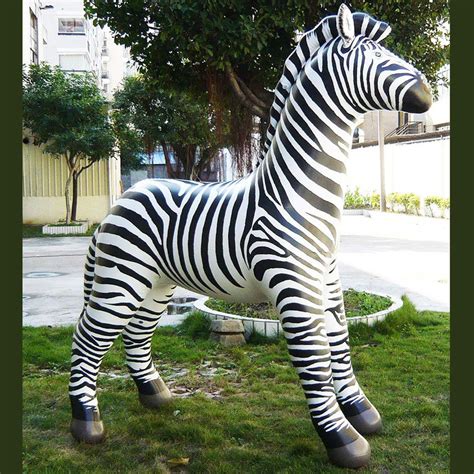 Inflatable Lifelike Zebra 88 Inch Tall Al Zebra Jet Creations Inc
