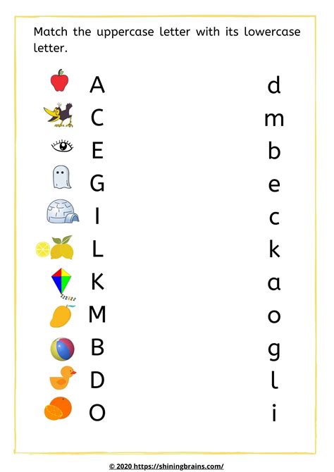Worksheet On Alphabets For Kids