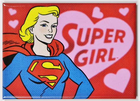 Supergirl Fridge Magnet Dc Comics Justice League Comic Book Hero