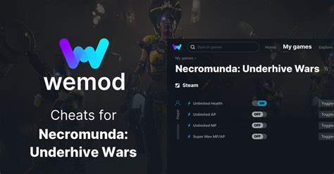 Necromunda Underhive Wars Cheats And Trainers For Pc Wemod