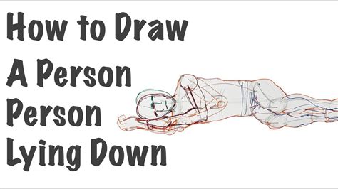 How To Draw A Person Lying Down Youtube