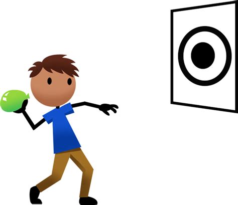 Game Clipart Throw Ball Throwing A Ball At A Target Png Download Full Size Clipart