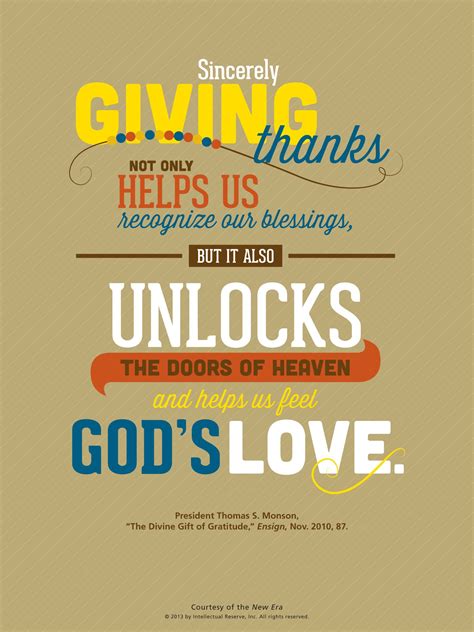 Lds Quote President Thomas S Monson Reminds Us To Be Grateful
