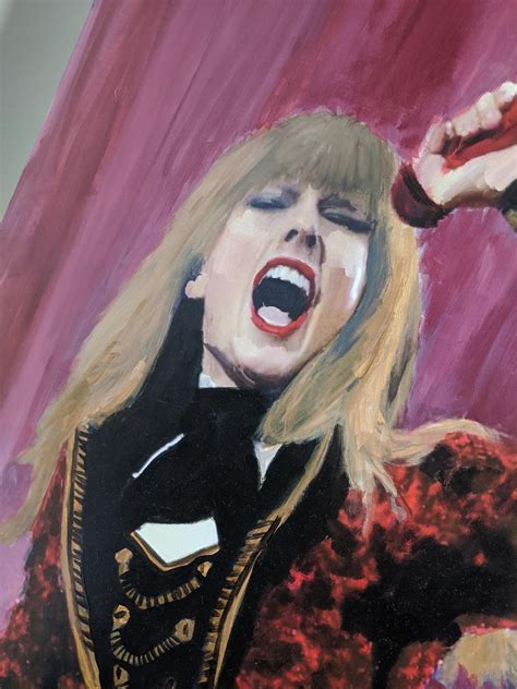 I Made A Taylor Swift Painting As She Performs All Too Well Rtaylorswift