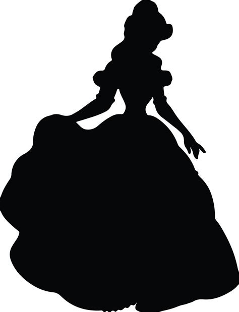 Cinderella Svg Disney Svg Princess Cricut Princess Silhou Inspire