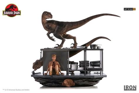 Buy Jurassic Park Velociraptors In The Kitchen 110 Scale Diorama In