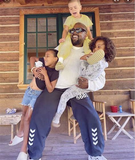 Kanye West Spends Time With His Kids After Slamming Kim Kardashian