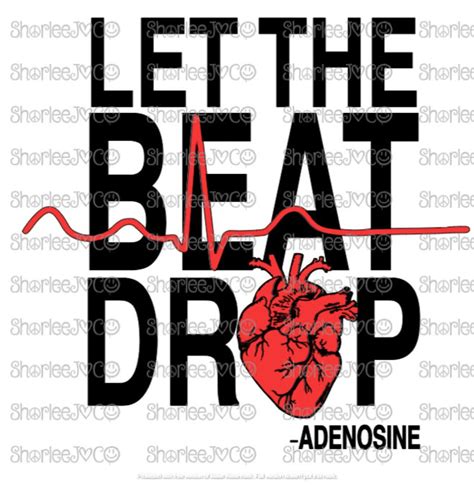 Let The Beat Drop Adenosine Png Etsy